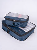 Cellini Travel Essentials 2 Large/Medium Packing Cubes In Blue