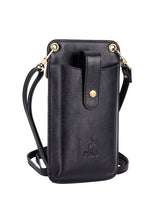 Polo Vegan Cellphone Purse In Black