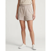 Polo Womens Zoe Soft Track Shorts In Mushroom