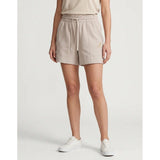 Polo Womens Zoe Soft Track Shorts In Mushroom