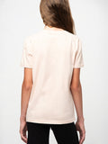 Polo Girls Paige Short Sleeve Printed T-Shirt In Dusty Pink