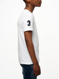 Polo Boys James V Neck T-Shirt In White