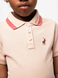 Polo Girls Asheligh Fashion Golfer In Dusty Pink