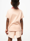 Polo Girls Asheligh Fashion Golfer In Dusty Pink