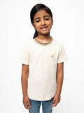 Polo Girls Asha Short Sleeve Pique T-Shirt In Sand