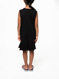 Polo Girls Anna Sleeveless Pleated Dress In Black