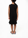 Polo Girls Anna Sleeveless Pleated Dress In Black