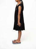Polo Girls Anna Sleeveless Pleated Dress In Black