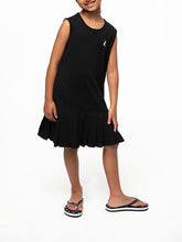 Polo Girls Anna Sleeveless Pleated Dress In Black