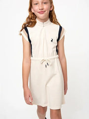 Polo Girls Taylor Tennis Dress In Sand