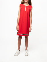Polo Girls Rachel Sleeveless Dress In Red