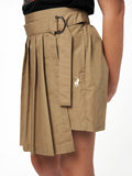 Polo Girls Emma Panelled Skort In Dark Taupe