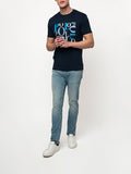 Polo Mens Logo Printed Short Sleeves T-Shirt Navy