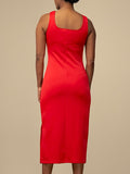 Polo Womens Megan Occasion Dress In Red