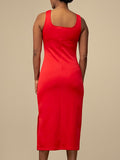 Polo Womens Megan Occasion Dress In Red