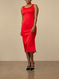 Polo Womens Megan Occasion Dress In Red