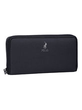 Polo Lyon Zip Around Purse Black