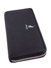 Polo Lyon Zip Around Purse Black