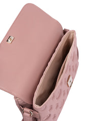 Polo Womens Flapover Multi Sling Bag In Blush
