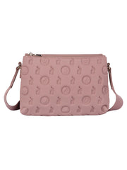 Polo Womens Flapover Multi Sling Bag In Blush