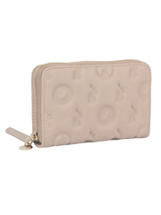 Polo Womens Halo Smalls Medium Zip Around Purse In Cashmere