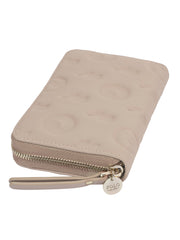 Polo Womens Halo Smalls Medium Zip Around Purse In Cashmere