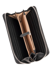 Polo Clifton Small Zip Around Purse Olive