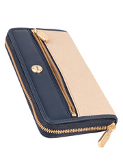 Polo Clifton Small Zip Around Purse Navy