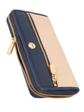Polo Clifton Small Zip Around Purse Navy