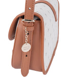 Polo Kelsey Flapover Shouder Bag In Grey