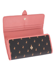 Polo Kelsey Small Trifold Purse In Brown