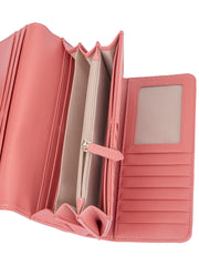 Polo Kelsey Small Trifold Purse In Brown