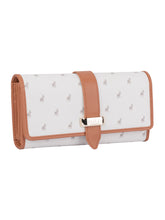 Polo Kelsey Small Trifold Purse In Cream