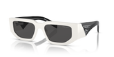 Prada Pr Womens Sunglasses In White and Black