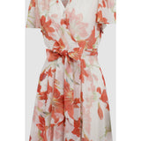 Pringle Irene Printed Wrap Midi Dress In Multi