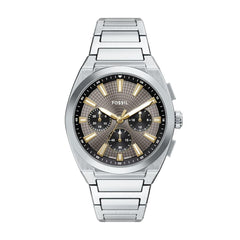 Fossil Mens Sport Everett Watch In Silver