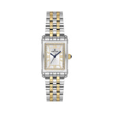 Danile Klein Womens Rectangular Watch In Silver & Gold