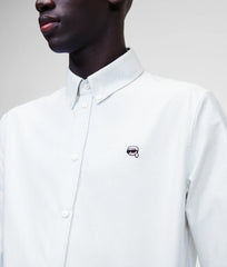 Karl Lagerfeld Mens Ikonik 2.0 Shirt In White