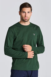 Gant Mens Original Long Sleeve T-Shirt In Green