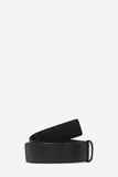Karl Lagerfeld Mens K/Plak Leather Belt In Black