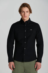 Gant Slim Oxford Stretch Shirt In Black