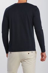 Gant Mens Original Long Sleeve T-Shirt In Black