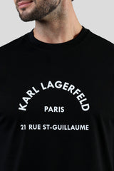Karl Lagerfeld Mens RSG Relax Fit T-Shirts In Black
