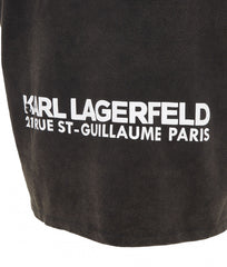 Karl Lagerfeld Mens Organic Cotton Jersey Golfer In Grey