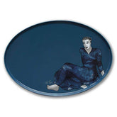 Carrol Boyes Platter Oval-Indigo Blues