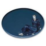 Carrol Boyes Platter Oval-Indigo Blues