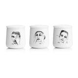 Carrol Boyes Canister Set Of 3 Sketchbook Mix