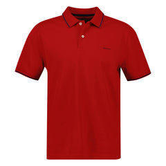 Gant Mens Regular Contrast Rugged Golfer In Red