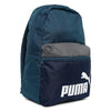 Puma Unisex Adults Phase Color Block Sports Backpack In Midnight Petrol/Moody Gray