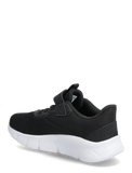 Puma Boys Flexfocus Modern Ac Shoes In Black & White